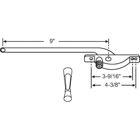 Strybuc RH ALUMINUM OPERATOR ASSY. 36-102